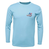 Ice Blue Long Sleeve Performance Shirt