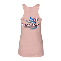 Ladies Desert Pink Angler Tank Top