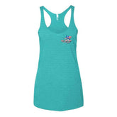 Ladies Tahiti Blue Angler Tank Top