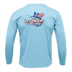 Ice Blue Long Sleeve Performance Shirt