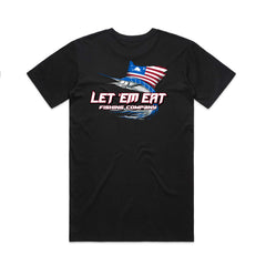 Jet Black Short Sleeve Fishing Tee