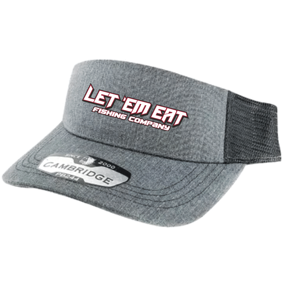 Dark Grey Logo Visor - Sun-Blocking Outdoor Visor