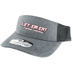 Dark Grey Logo Visor - Sun-Blocking Outdoor Visor